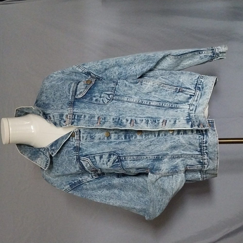 VTG Sergio Valente Acid Washed Denim Jacket